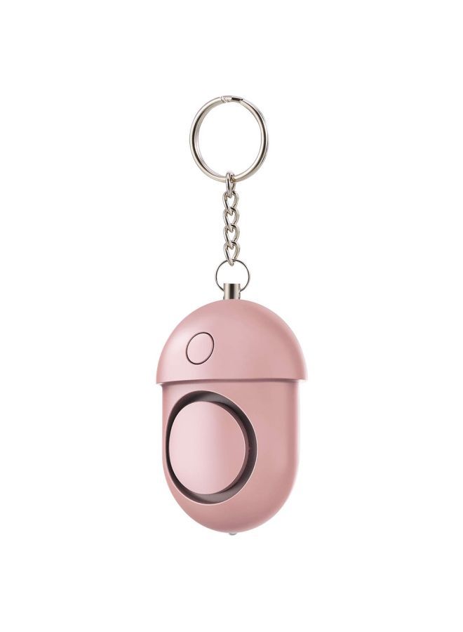 سلسلة مفاتيح مزودة بإنذار للدفاع عن النفس أحمر وردي/فضي 8Ø³Ù†ØªÙŠÙ…ØªØ± - Image 1