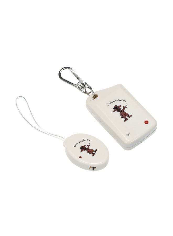 Wireless Electronic Anti-Lost Alarm White/Brown 20cm  - Image 5