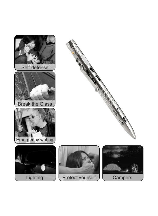 Tactical Self Defense Pen Silver 18.2centimeter - Image 2