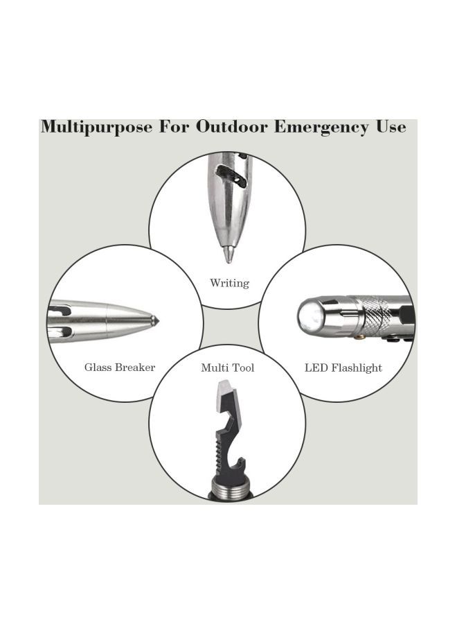 Tactical Self Defense Pen Silver 18.2centimeter - Image 4