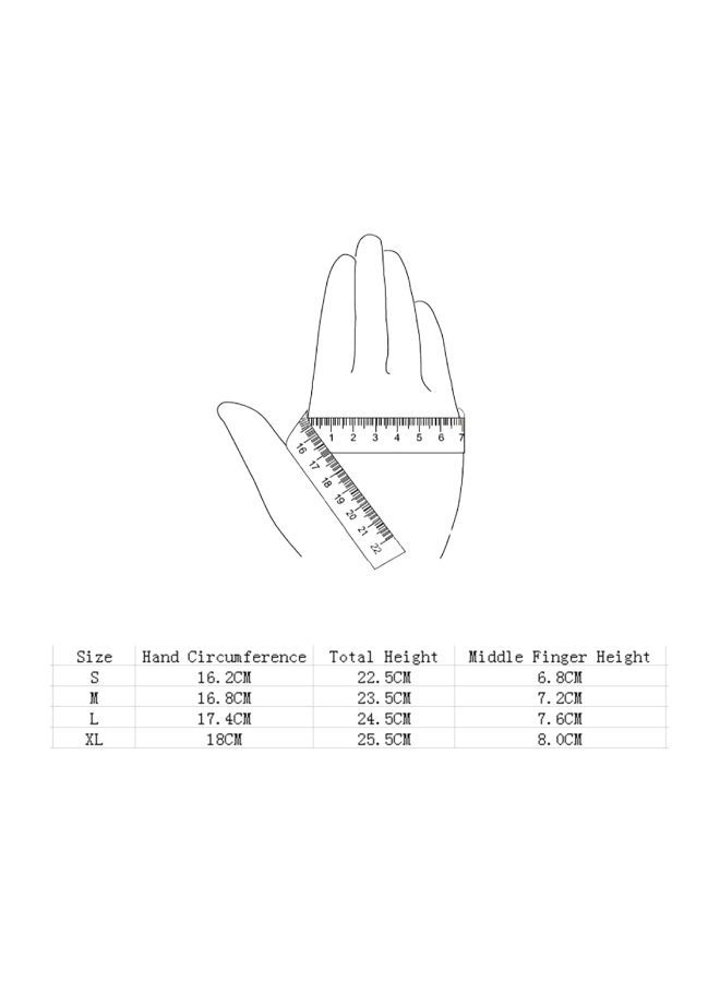 Pair Of  15 Gauge Nylon Abrasion Proof Gloves Black/Grey M - v1585403803/N36236931A_6