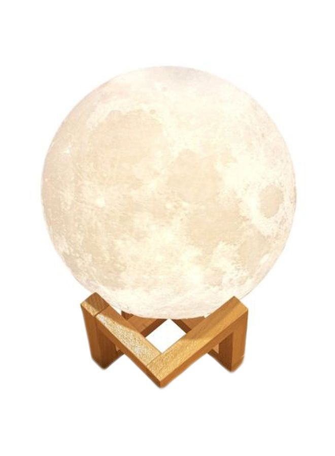 Touch Control 3D Moon Lamp White - Image 1