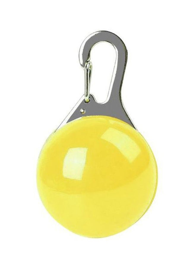 LED Clip-On Safety Keychain Light Yellow 18cm  - Image 1