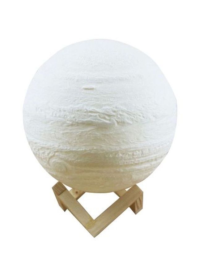 3D Moon Night Lamp White/Beige