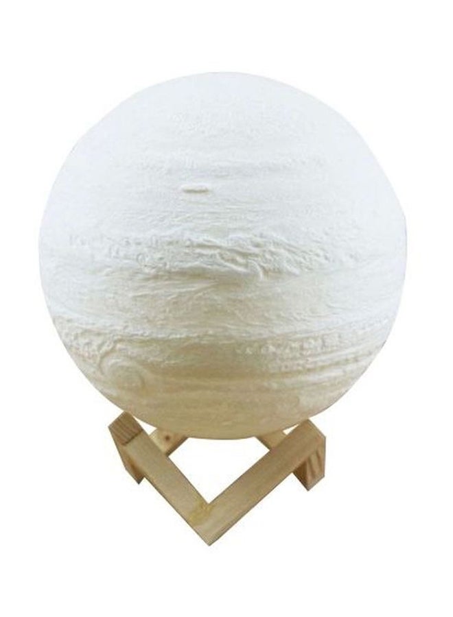 3D Moon Night Lamp White/Beige