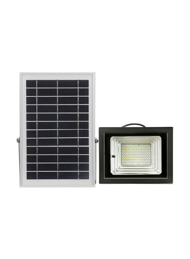 لوح إضاءة LED يعمل بالطاقة الشمسية . أسود/ أبيض  - Image 1