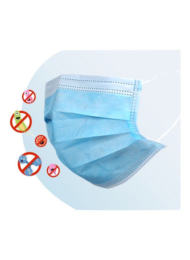 50-Piece Disposable Face Mask with Elastic Ear Loop Set