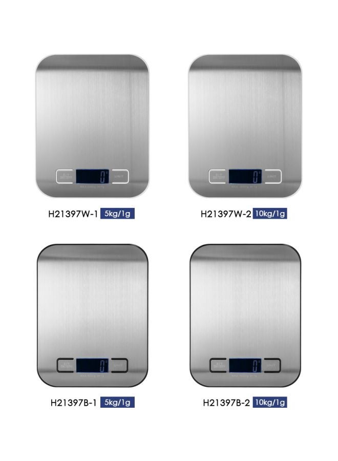 ميزان رقمي للمطبخ رمادي 20.60x3x16.60سم - Image 3