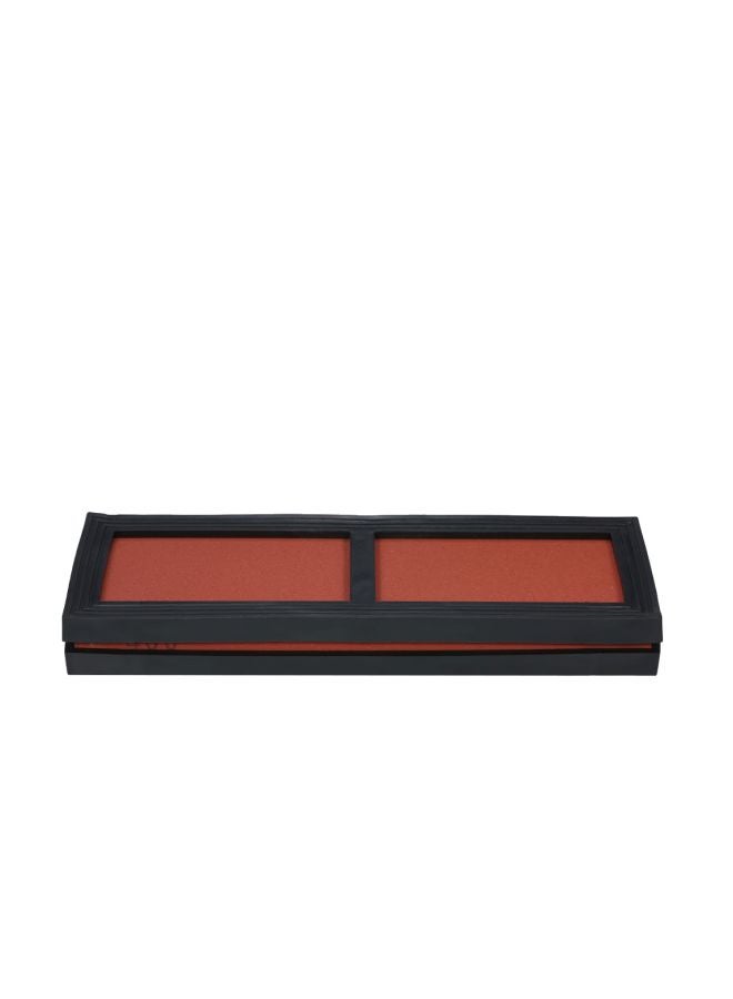 Knife Sharpening Stone With Holder Red/Black 19.00x4.80x7.80cm - Image 1
