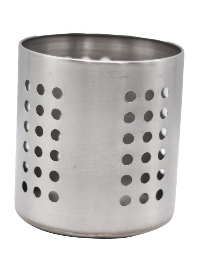 Generic Stainless Steel Spoon Holder Silver 13x12centimeter 