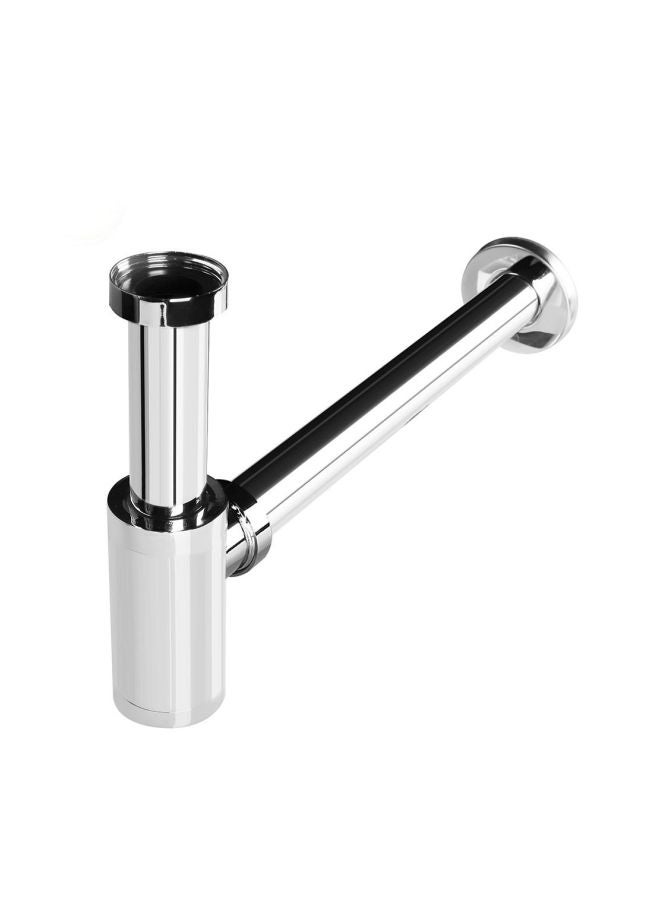 Zinc Alloy Drain Valve Silver 31.50x7.80x9.00cm - Image 2