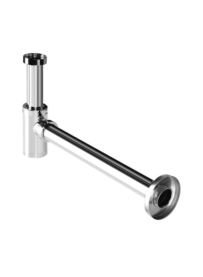 Zinc Alloy Drain Valve Silver 31.50x7.80x9.00cm - Image 4