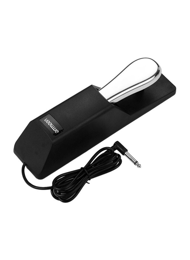 ammoon Universal Piano Sustain Pedal For Casio, Yamaha And Roland Electronic Organ Midi Keyboards - Image 1