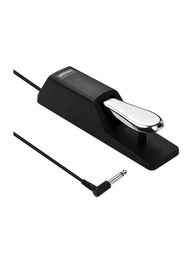ammoon Universal Piano Sustain Pedal For Casio, Yamaha And Roland Electronic Organ Midi Keyboards - Image 2