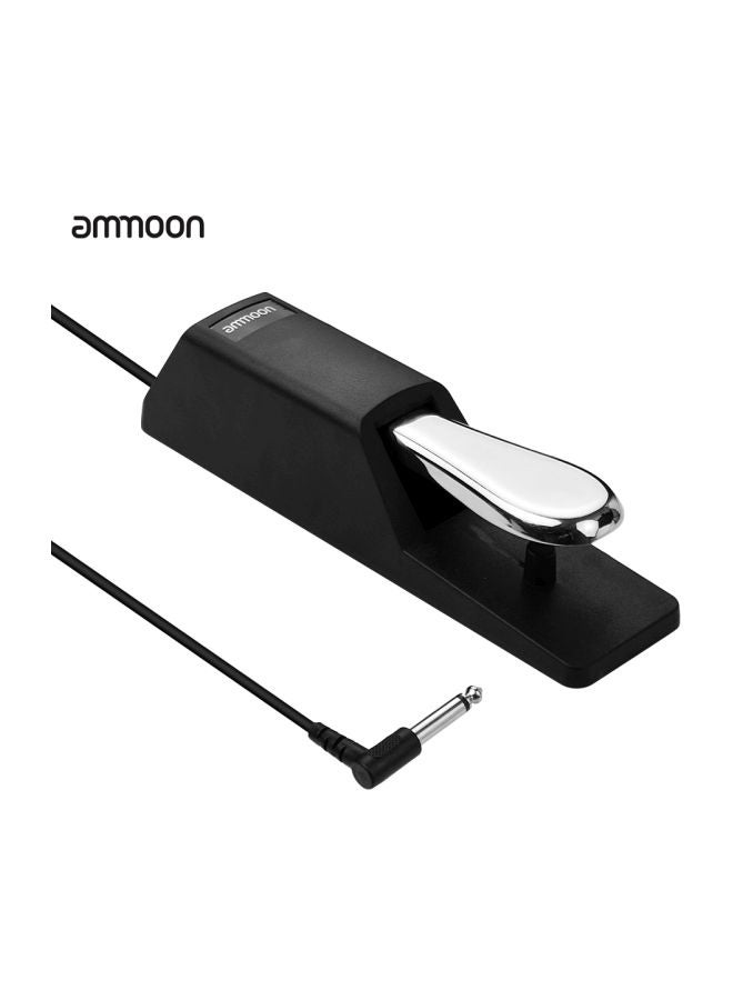 ammoon Universal Piano Sustain Pedal For Casio, Yamaha And Roland Electronic Organ Midi Keyboards - Image 4