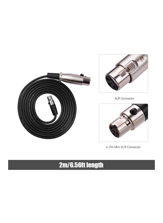 Generic 4-Pin Mini XLR To XLR Connector Cable  - Image 4