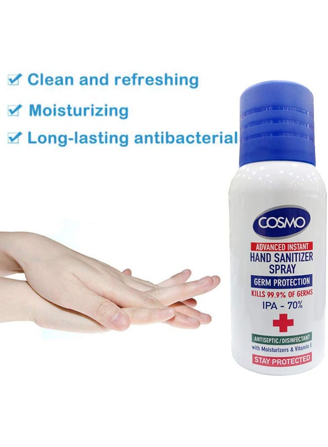 COSMOS Pack Of 5 Hand Sanitizer Spray 100ml - Image 2