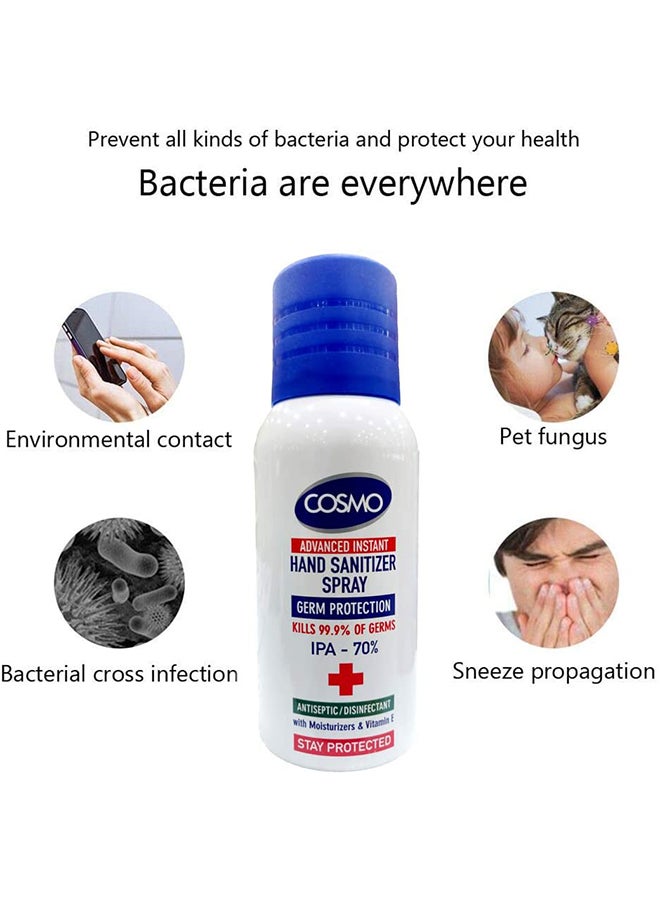 COSMOS Hand Sanitizer Spray 100ml Pack Of 10 - Image 5