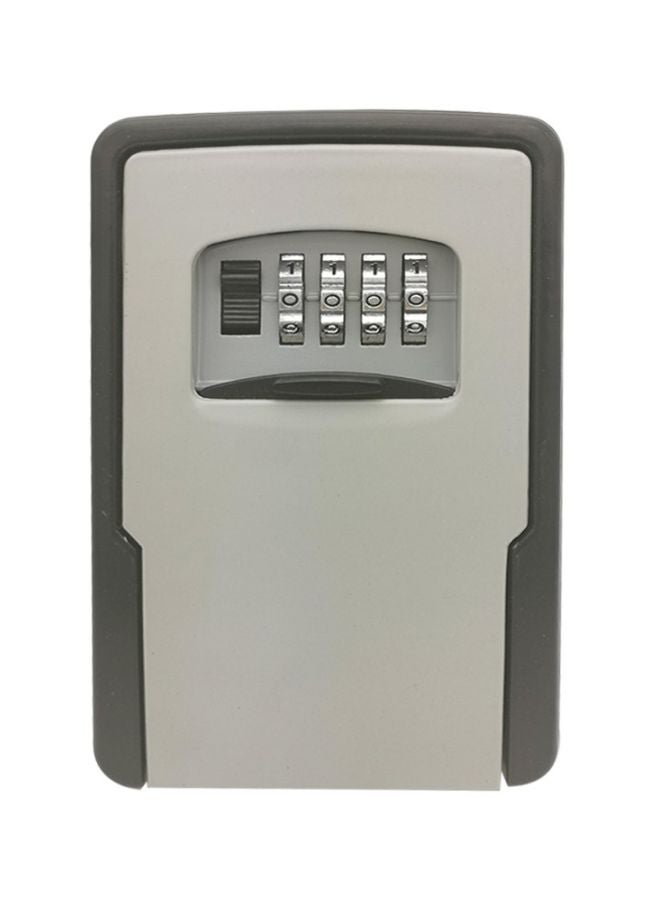 4-Digit Lock Wall Mounted Safe Grey/Black 14x10x5centimeter - Image 1