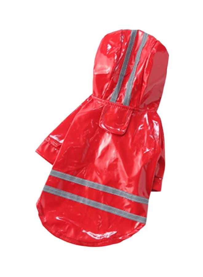 Reflective Raincoat Red/Grey XL - Image 1