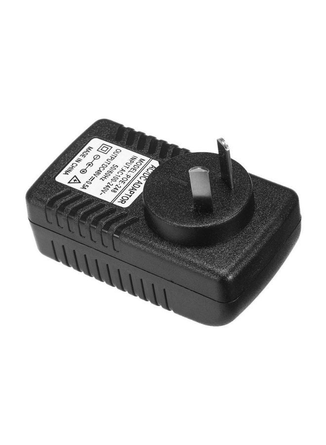 POE Injector Power Plug Adapter For IP Camera Black - Image 2