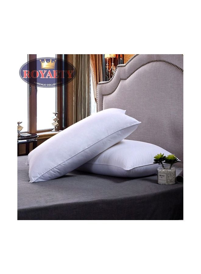 Microfibre Bed Pillow canvas White 50x70cm - v1585515443/N36200950A_2