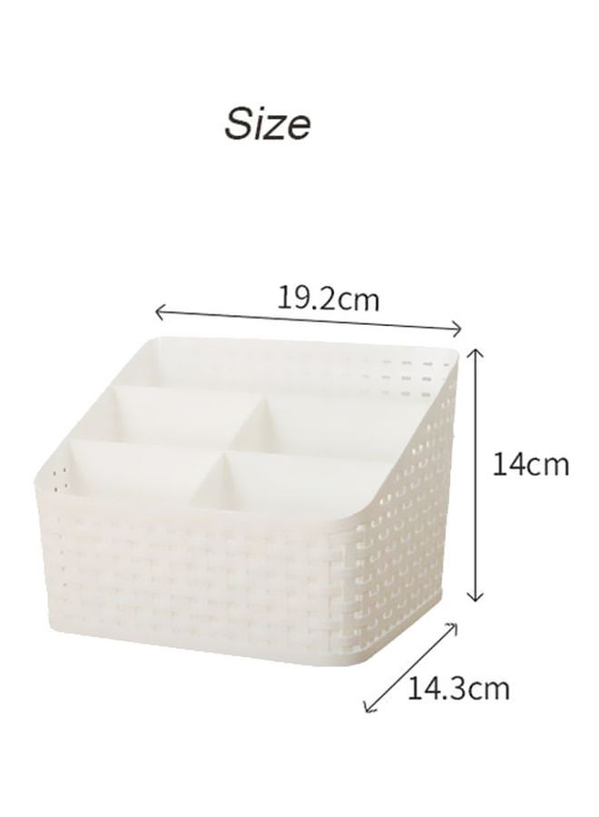 Beauenty 5-Grid Makeup Organizing Box White  - Image 2