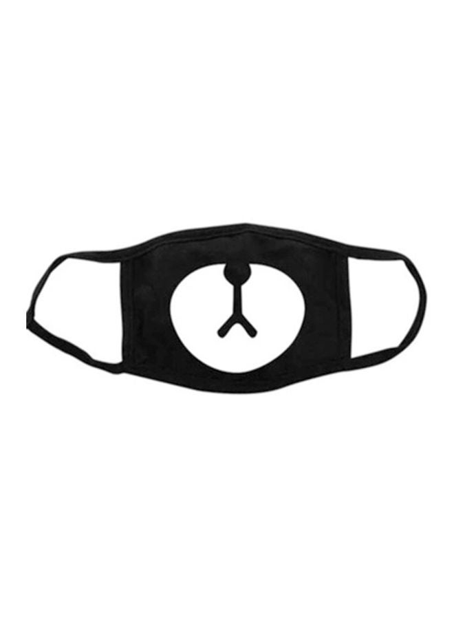 سابو ماسك للأنف والفم مطبوع عليه رسمة لطيفة لفم دب - Image 1