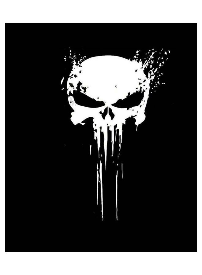 ملصق للسيارة مصنوع من الفينيل بتصميم جمجمة ودماء - Image 1