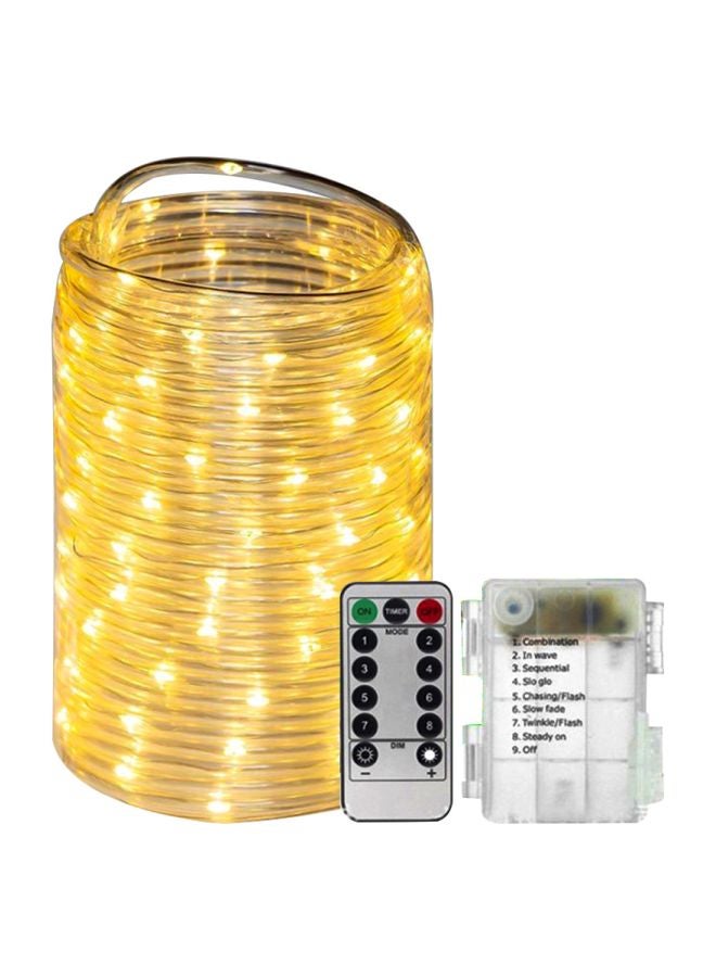 LED Rope Light With Remote Control Yellow 16feet  - Image 1