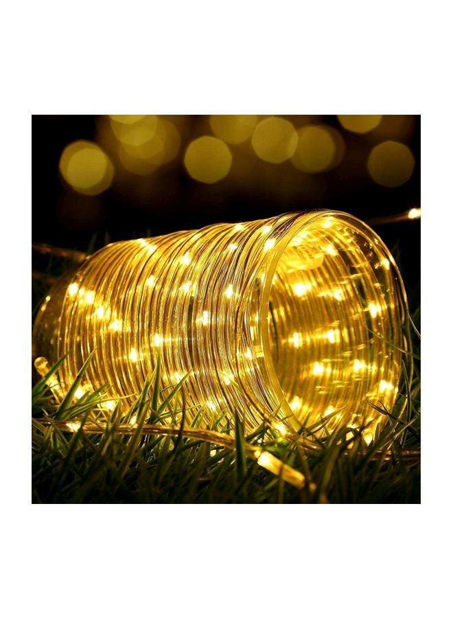 Solar Outdoor LED Rope Light Yellow 32.8feet - Image 2