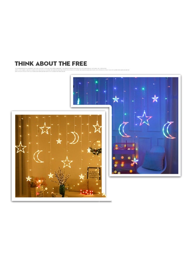 Star And Moon Shaped Decorative Light Set Warm White 20cm - v1585550860/N36271314A_3