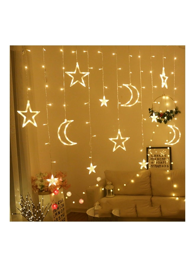 Star And Moon Shaped Decorative Light Set Warm White 20cm - v1585550861/N36271314A_6