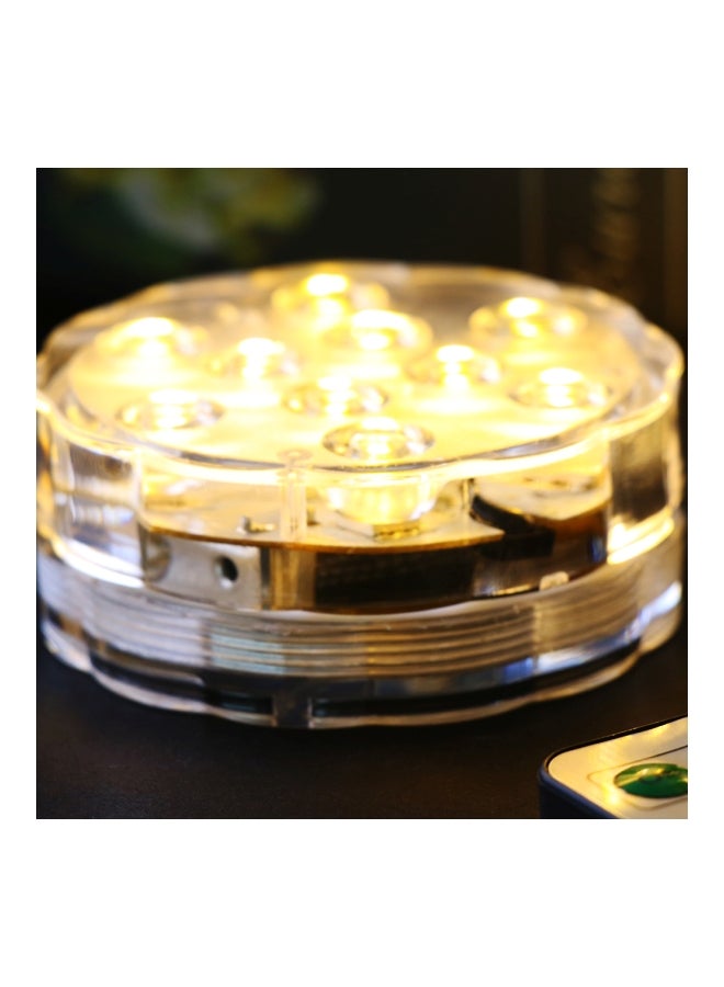 Generic Waterproof LED Light With Remote Red/Green/Blue 7cm  - Image 3
