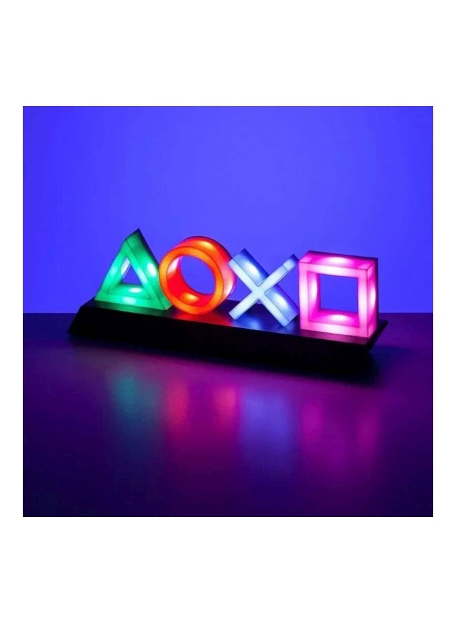 Generic - Icons Light Playstation For PS4 PS5, 3 Light Modes - Music Reactive Game Room Lighting,Acrylic  Eco-Friendly BDP Breakdown Plastic, Perfect for Home, Office and Bedrooms Red/Purple/Green 14inch - Image 1