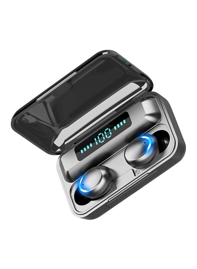 Generic - Bluetooth In-Ear Earphones With Mic And Charging Case Black - Image 1
