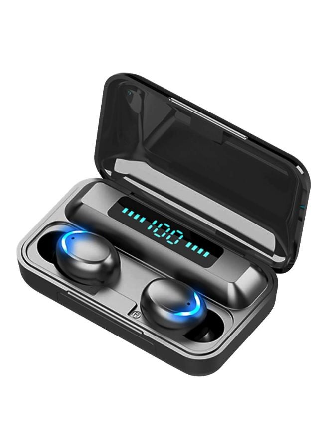 Generic - Bluetooth In-Ear Earphones With Mic And Charging Case Black - Image 1