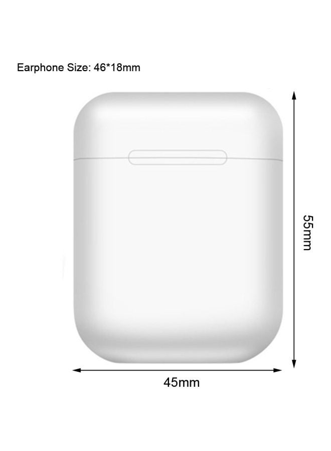 Generic - i12 TWS Bluetooth In-Ear Headphones White - Image 1