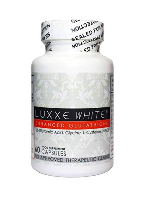 1 luxxe white enhanced glutathione capsule Luxxe White Enhanced Glutathione Dietary Supplement - 60 Capsules | Best  Price KSA