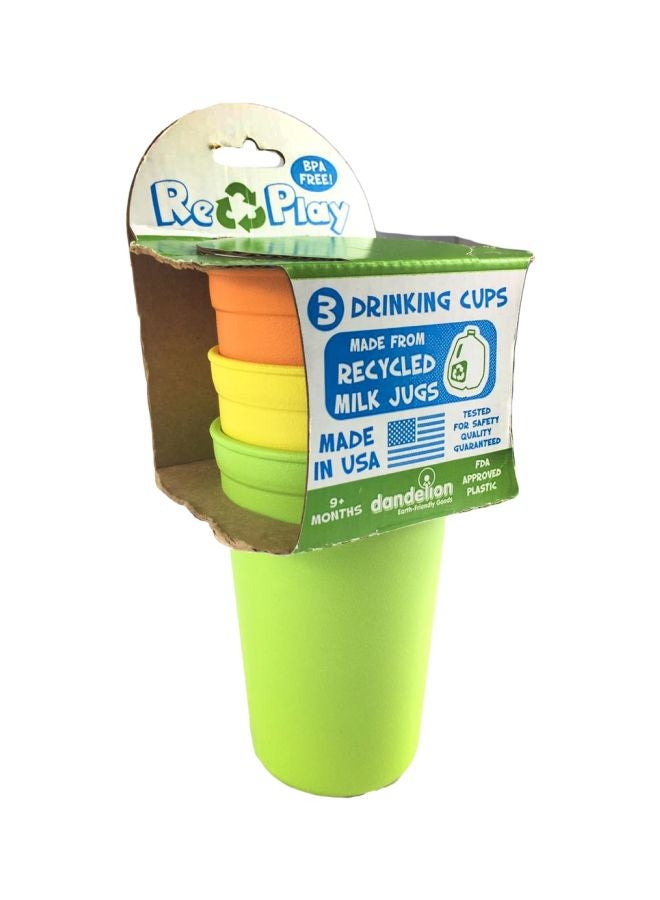 ري بلاي طقم أكواب شرب وتغذية للأطفال مكون من 3 قطع - Image 1
