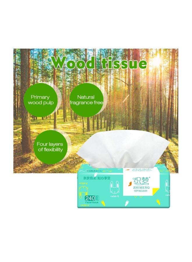 Generic Pack Of 10 Zhimeng Soft And Clean Facial Tissues White 35centimeter  - Image 3