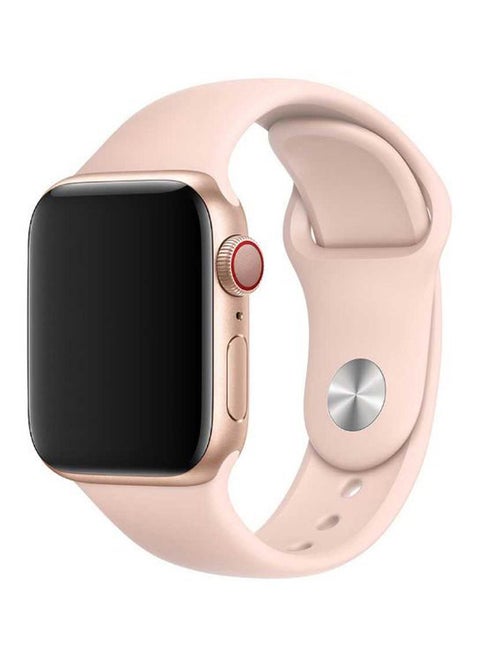 Silicone Wrist Band For Apple Watch 42-44mm Beige