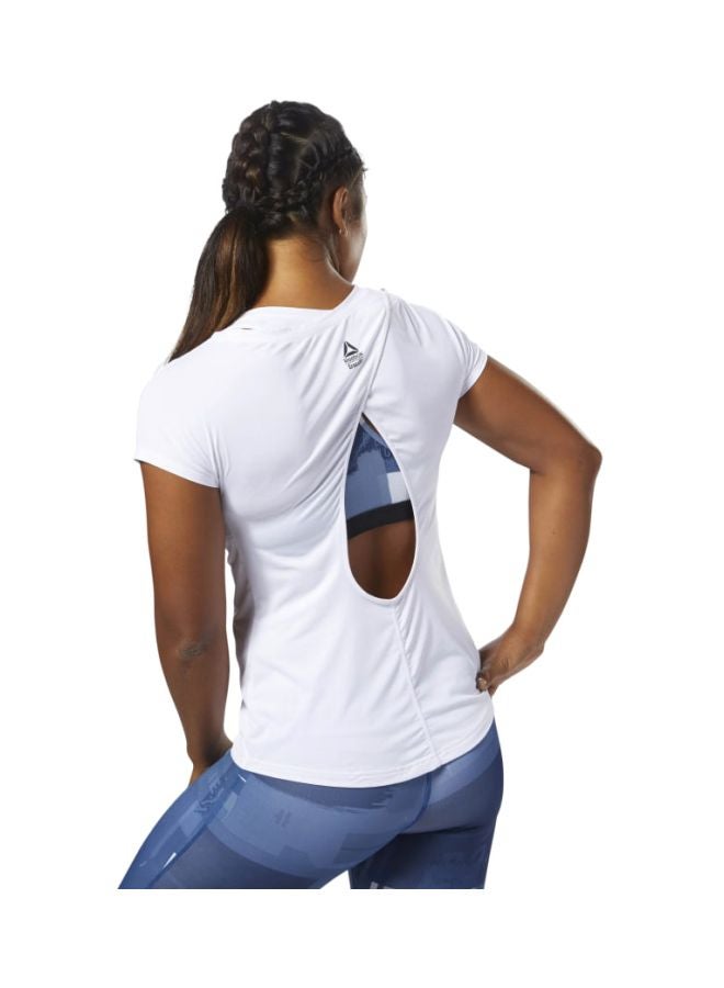 Reebok - Rc Activchill T- Shirt White - Image 1
