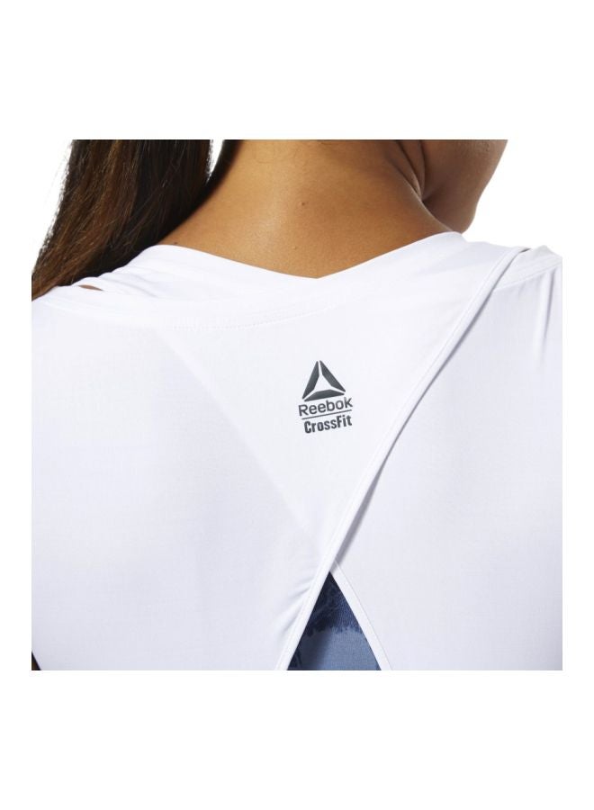 Reebok - Rc Activchill T- Shirt White - Image 1