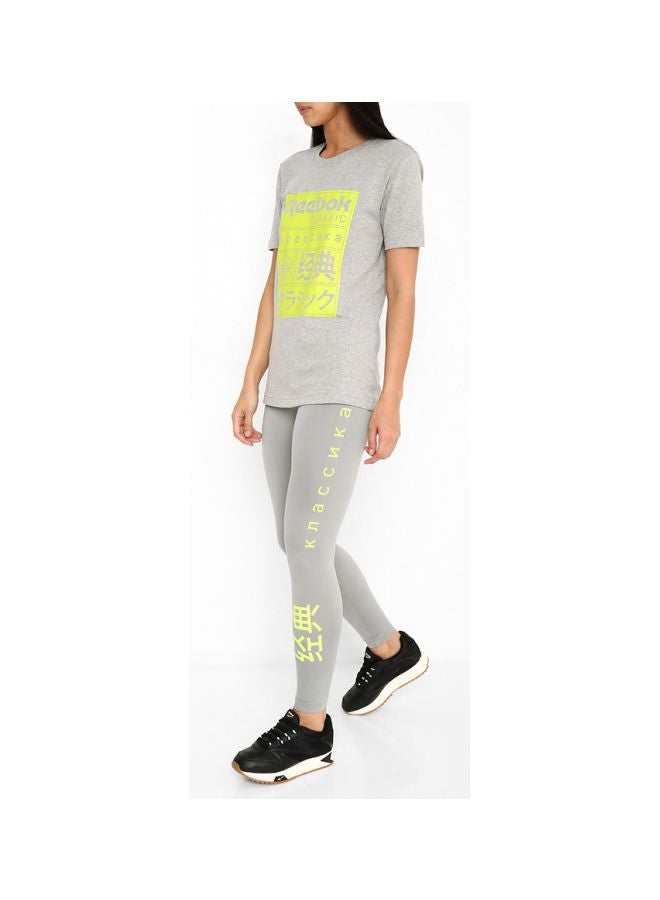 Reebok - CL GP Training Leggings True Grey 4 - Image 1