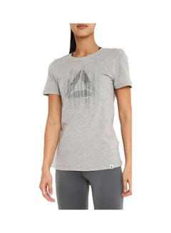 GS Motion Dot Crew Training T-Shirt Medium Grey Heather