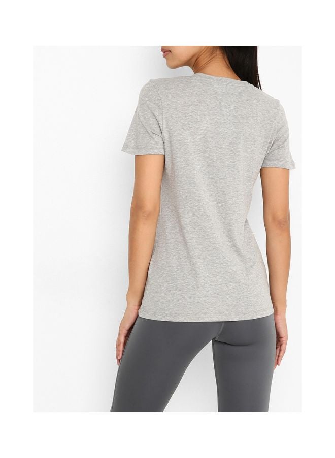 Reebok - GS Motion Dot Crew Training T-Shirt Medium Grey Heather - Image 1