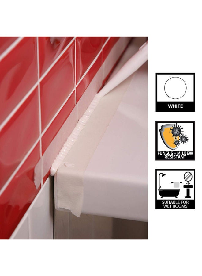 سيكا مانع تسرب مضاد للفطريات من السيليكون . أبيض - Image 2