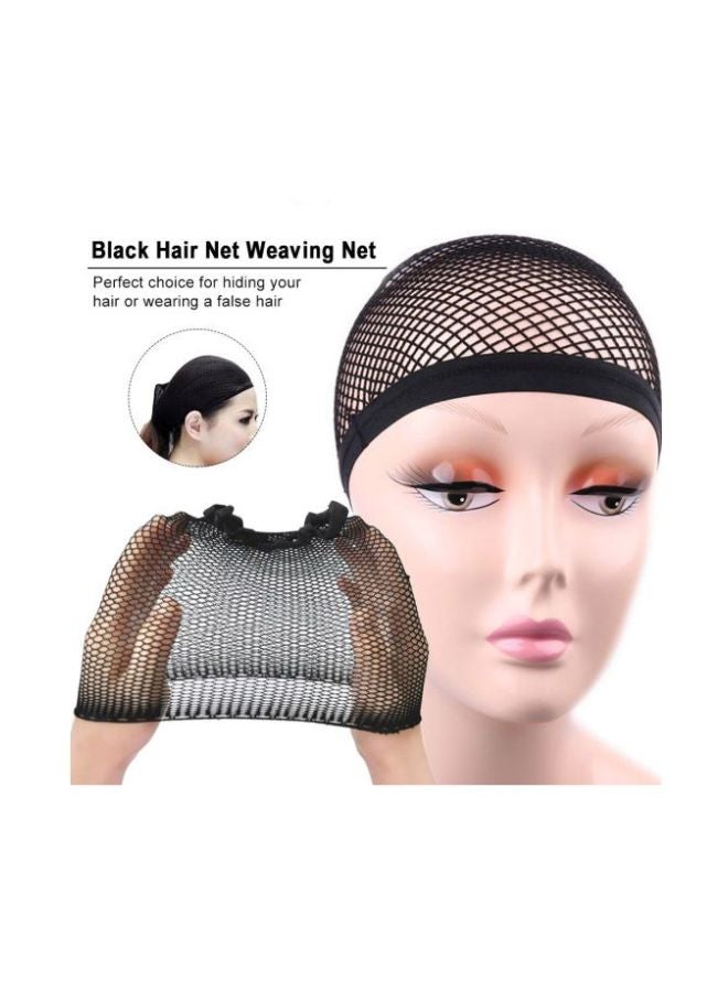 Generic Hair Weaving Net Wig Cap Black - Image 3