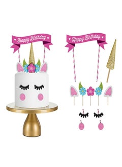 Beauenty 11-Piece Unicorn Cake Topper Set  - Image 2